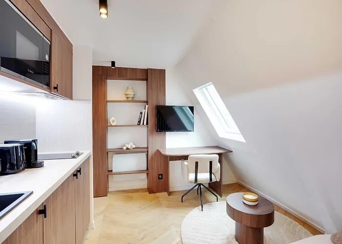 Ferienhaus Cosy And Modern - 2p - Saint Lazare 8eme Paris